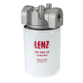 Lenz Filter Assembly Spin-On, 10 Micron, 150 PSI, 55 Gpm, 1 1/4” NPTf 221009